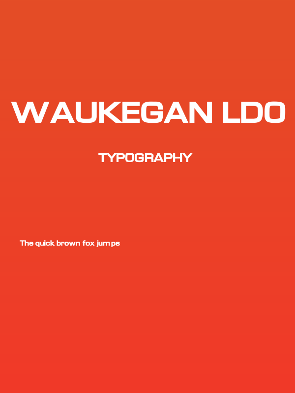 Waukegan LDO Extended Black Poster
