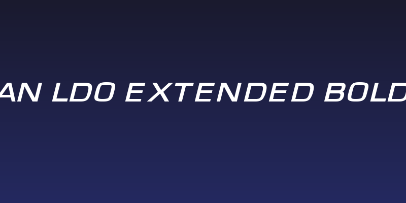 Waukegan LDO Extended Bold Oblique Social Header