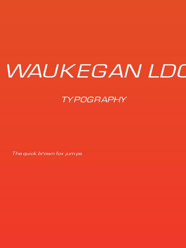 Waukegan LDO Extended Oblique Poster
