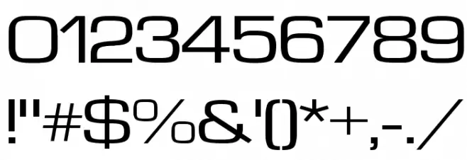 Waukegan LDO Extended Font OTHER CHARS