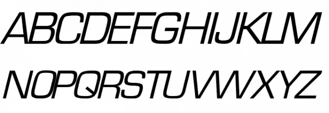 Waukegan LDO Oblique Шрифта ВЕРХНИЙ