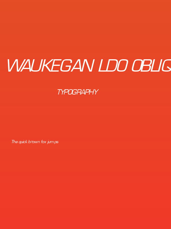 Waukegan LDO Oblique Poster