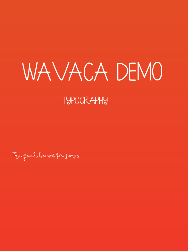 Wavaca Demo Poster