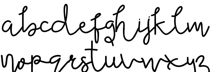 Wavaca Demo Font LOWERCASE
