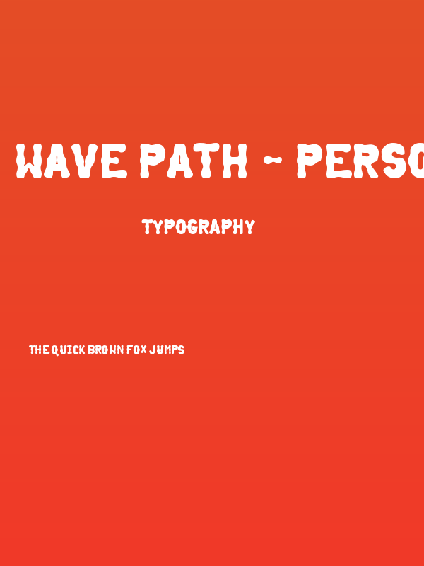 Wave Path - Personal Use Poster