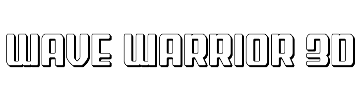 Wave Warrior 3D  Fuentes Gratis Descargar