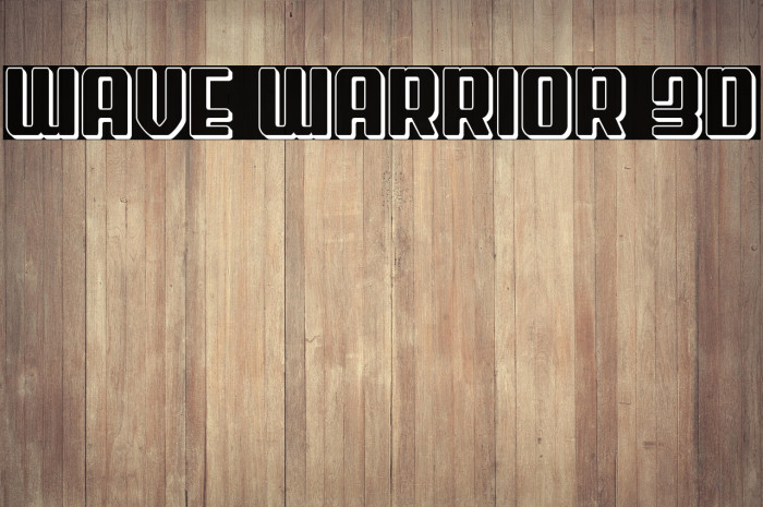 Wave Warrior 3D Example 3