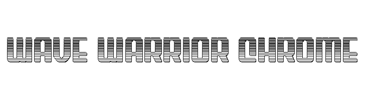 Wave Warrior Chrome  baixar fontes gratis