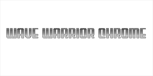 Wave Warrior Chrome Logo