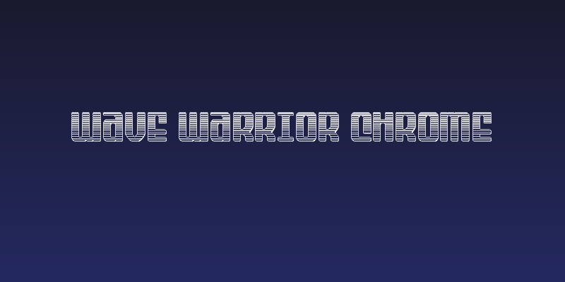 Wave Warrior Chrome Social Header