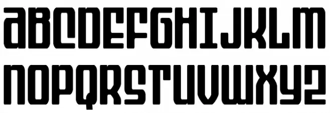 Wave Warrior Condensed Шрифта ВЕРХНИЙ