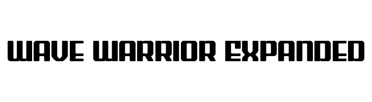 Wave Warrior Expanded  नि: शुल्क फ़ॉन्ट्स डाउनलोड