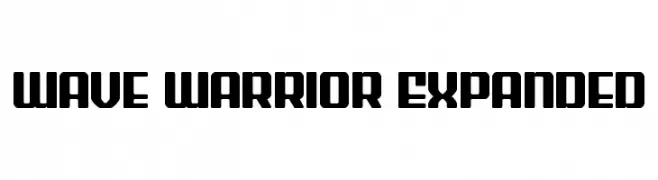 Wave Warrior Expanded  नि: शुल्क फ़ॉन्ट्स डाउनलोड