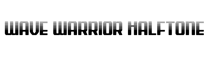 Wave Warrior Halftone  baixar fontes gratis