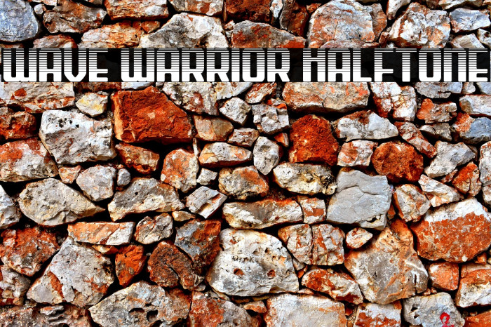 Wave Warrior Halftone Example 1