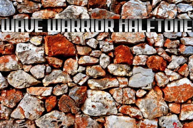 Wave Warrior Halftone Example 1