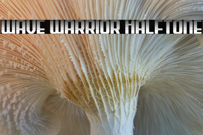 Wave Warrior Halftone Example 2