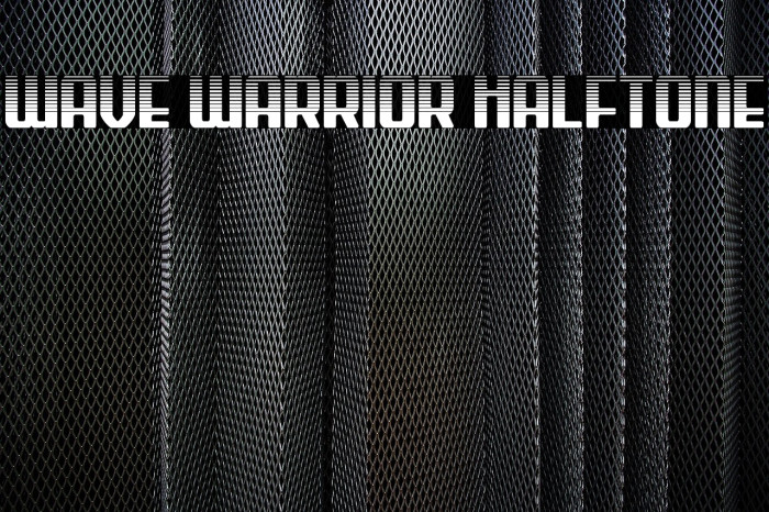 Wave Warrior Halftone Example 3