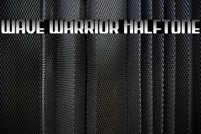 Wave Warrior Halftone Example 3