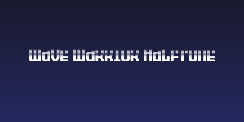 Wave Warrior Halftone Social Header