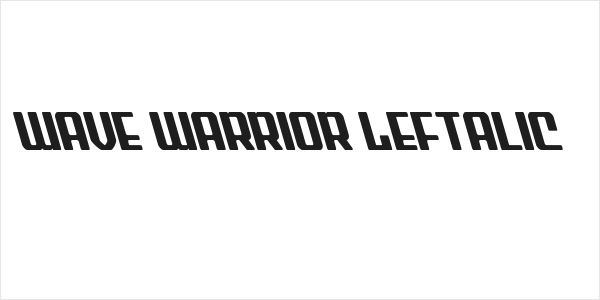 Wave Warrior Leftalic Logo