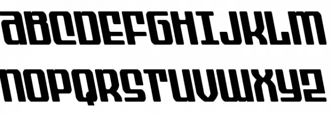Wave Warrior Semi-Leftalic Schriftart Groß