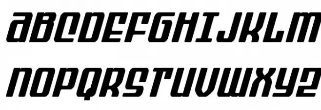 Wave Warrior Spaced Italic Fuentes MAYÚSCULAS