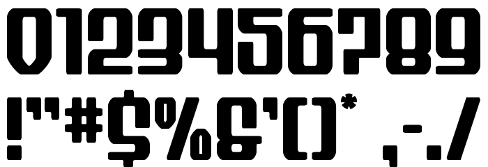 Wave Warrior Font OTHER CHARS