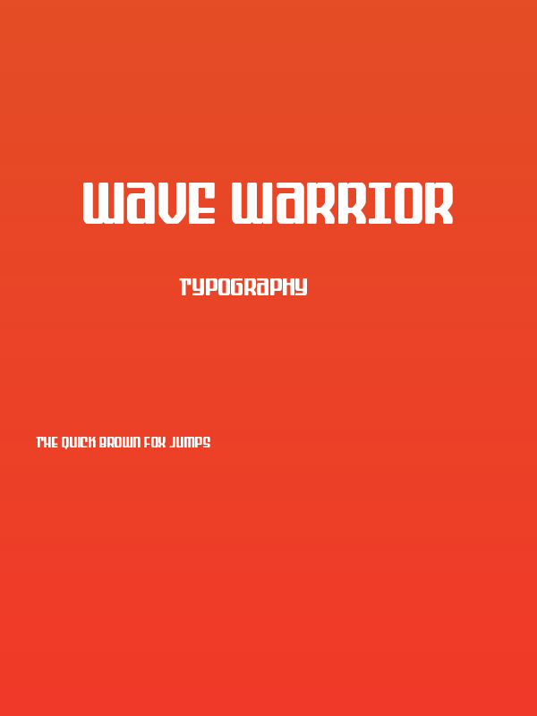Wave Warrior Poster