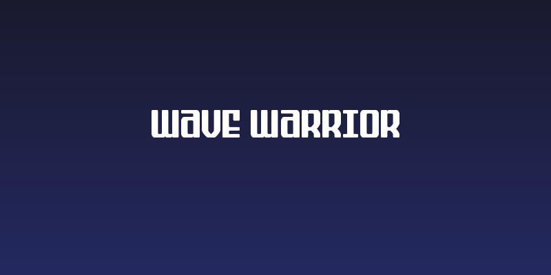 Wave Warrior Social Header