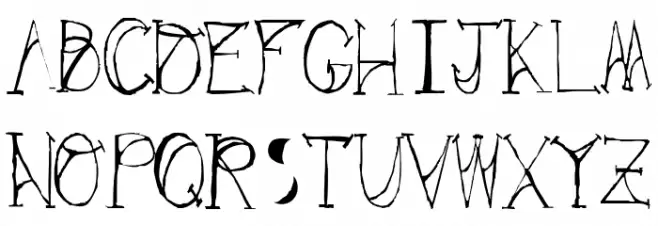 Wave Schriftart Groß