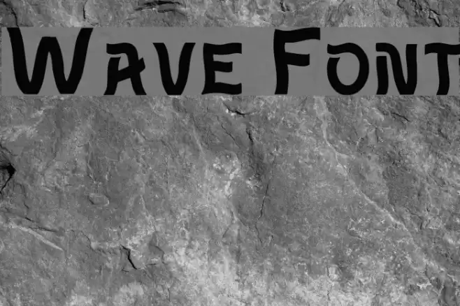 Wave Font examples