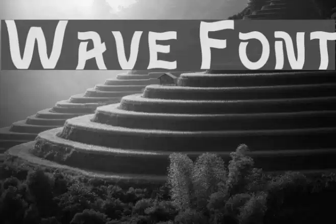 Wave Font examples