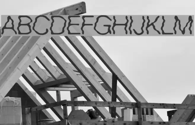 Waved Line Font examples