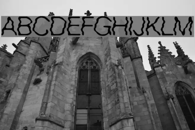 Waved Line Font examples