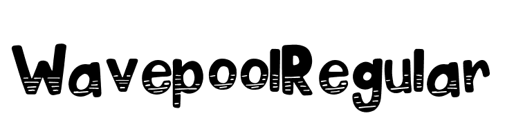 Wavepool Regular  Frei Schriftart Herunterladen