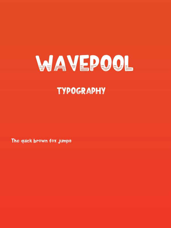 Wavepool Poster