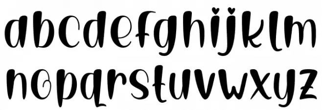 Wavering Font Litere mici