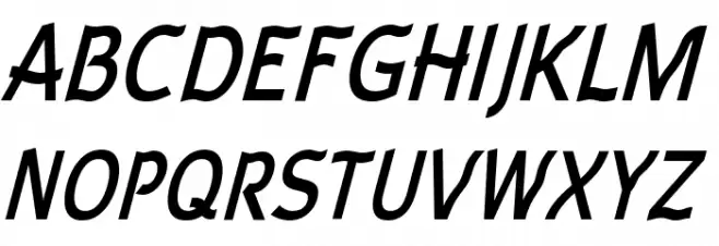 Waverley Bold Italic Polices MAJUSCULES