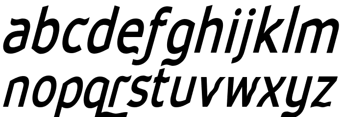 Waverley Bold Italic Font LOWERCASE