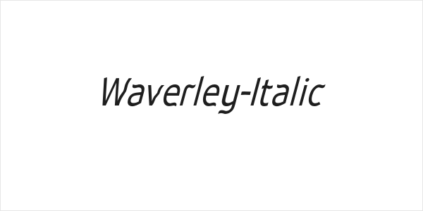 Waverley-Italic Logo