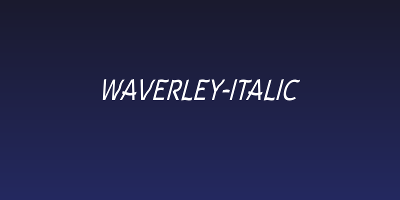 Waverley-Italic Social Header