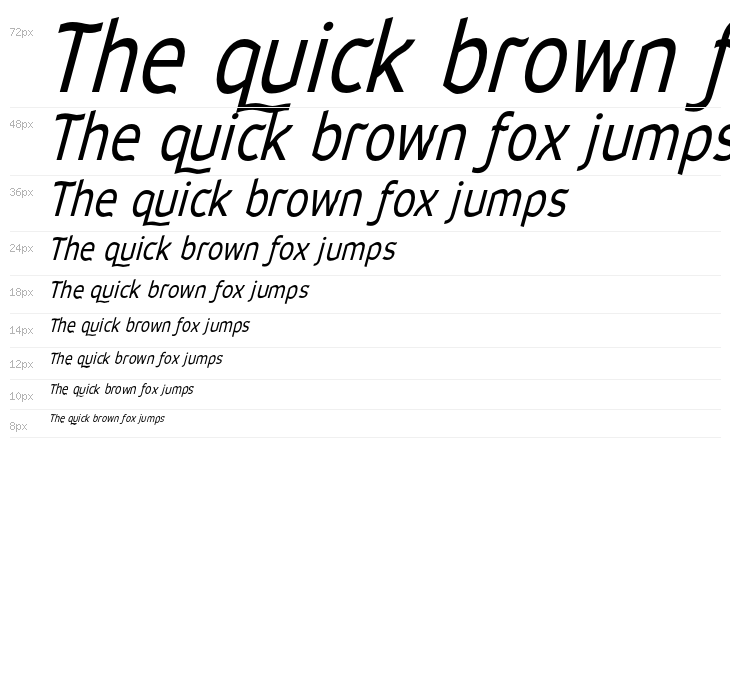 Waverley-Italic Waterfall