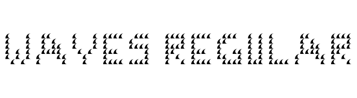 Waves Regular  les polices de caractères gratuit tlcharger