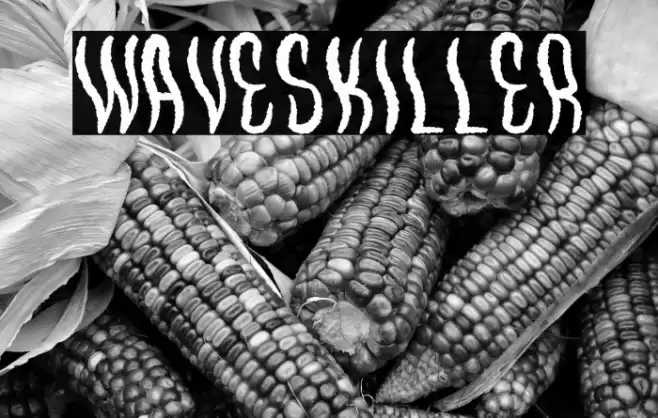 WavesKiller Font examples