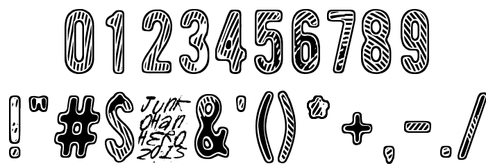 Waveternity Font OTHER CHARS