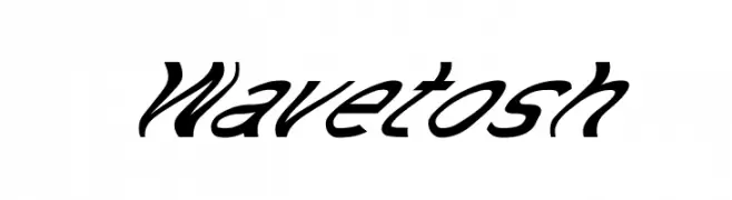 Wavetosh  font caratteri gratis