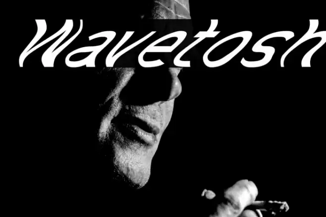 Wavetosh Font examples