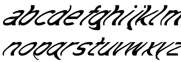 Wavetosh Font LOWERCASE