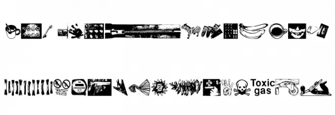 Waving My Arms in the Air フォント 大文字